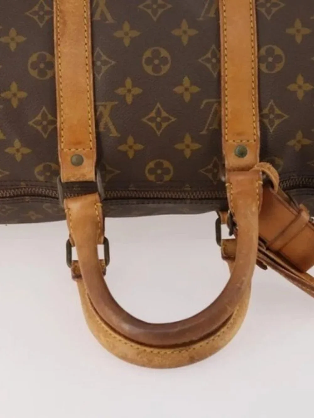 LOUIS VUITTON Monogram Keepall 45 Boston Bag M41428 LV Auth am11297